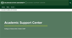 Desktop Screenshot of advising.libarts.colostate.edu