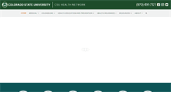 Desktop Screenshot of health.colostate.edu