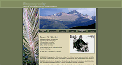 Desktop Screenshot of biogeography.colostate.edu