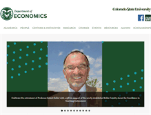 Tablet Screenshot of economics.colostate.edu