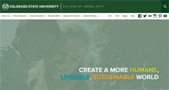 Desktop Screenshot of libarts.colostate.edu