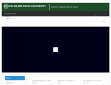 Tablet Screenshot of code.colostate.edu