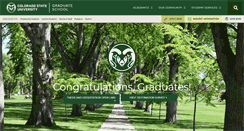 Desktop Screenshot of graduateschool.colostate.edu