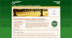 Desktop Screenshot of campusofcharacter.colostate.edu