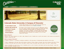 Tablet Screenshot of campusofcharacter.colostate.edu