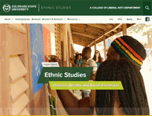 Tablet Screenshot of ethnicstudies.colostate.edu
