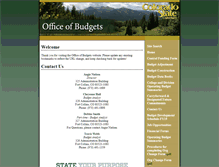 Tablet Screenshot of budgets.colostate.edu