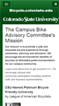 Mobile Screenshot of bicycle.colostate.edu