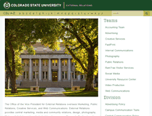 Tablet Screenshot of externalrelations.colostate.edu
