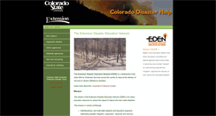 Desktop Screenshot of coloradodisasterhelp.colostate.edu
