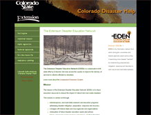 Tablet Screenshot of coloradodisasterhelp.colostate.edu