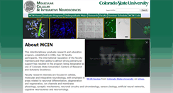 Desktop Screenshot of mcin.colostate.edu
