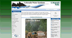 Desktop Screenshot of cwi.colostate.edu