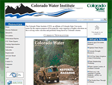 Tablet Screenshot of cwi.colostate.edu