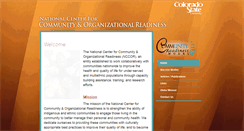 Desktop Screenshot of nccr.colostate.edu