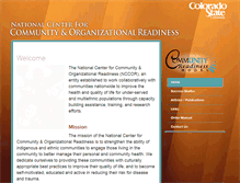 Tablet Screenshot of nccr.colostate.edu