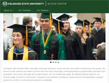 Tablet Screenshot of accesscenter.colostate.edu