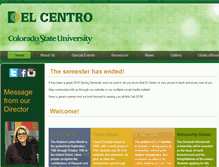 Tablet Screenshot of elcentro.colostate.edu