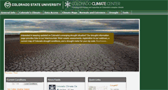 Desktop Screenshot of climate.colostate.edu