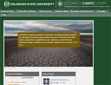 Tablet Screenshot of climate.colostate.edu