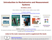 Tablet Screenshot of mechatronics.colostate.edu