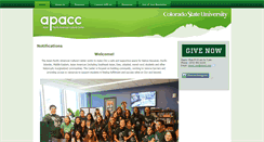 Desktop Screenshot of apacc.colostate.edu