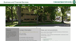 Desktop Screenshot of bursar.colostate.edu