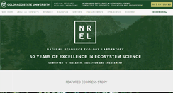 Desktop Screenshot of nrel.colostate.edu