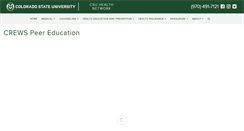 Desktop Screenshot of crews.colostate.edu