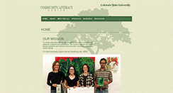 Desktop Screenshot of literacy.colostate.edu