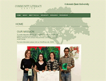 Tablet Screenshot of literacy.colostate.edu