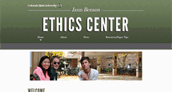 Desktop Screenshot of ethicscenter.colostate.edu