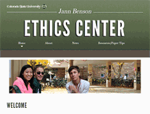 Tablet Screenshot of ethicscenter.colostate.edu
