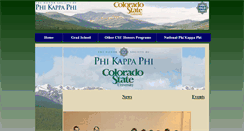 Desktop Screenshot of phikappaphi.colostate.edu