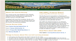 Desktop Screenshot of coursesurvey.colostate.edu