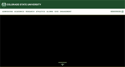 Desktop Screenshot of colostate.edu