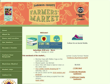 Tablet Screenshot of larimercountyfarmersmarket.colostate.edu
