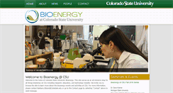 Desktop Screenshot of bioenergy.colostate.edu