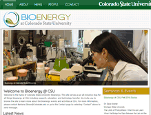 Tablet Screenshot of bioenergy.colostate.edu
