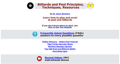 Desktop Screenshot of billiards.colostate.edu