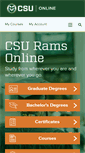 Mobile Screenshot of online.colostate.edu